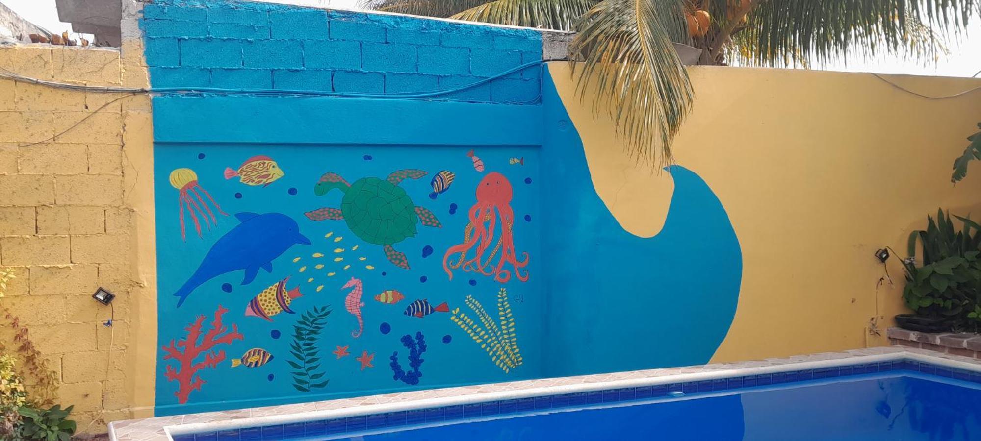 Malecon Beach House In Progreso 1 Block From Beach 外观 照片